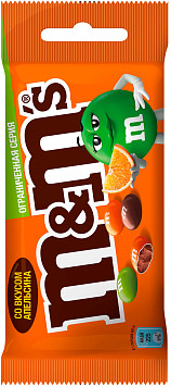 Драже M&Ms со вкусом апельсина