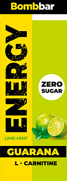 Тонизирующий напиток Bombbar Energy лайм мята