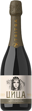 Вино игристое Цица белое полусладкое