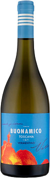 Вино Буонамико Верментино Тоскана белое сухое