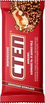 Мороженое Степ эскимо арахис карамель шоколад