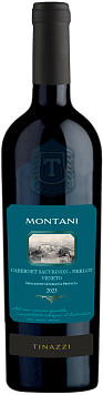 Вино Монтани Каберне Совиньон Мерло красное сухое 