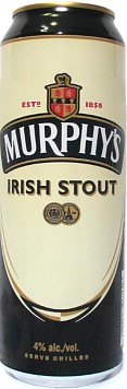 Пиво Мерфис Айриш Стаут темное фильтрованное пастеризованное ж/б