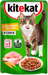 Корм Китекат Курица в соусе 
