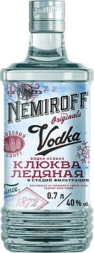 Водка особая Немирофф Клюква ледяная