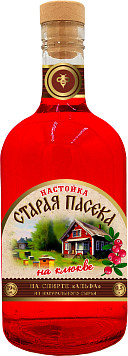 Настойка Старая Пасека сладкая на клюкве