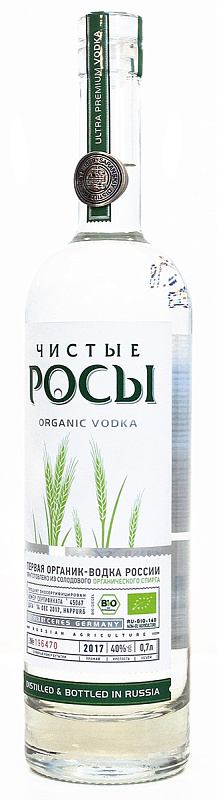 Водка Чистые росы 
