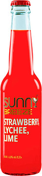 Напиток пивной Сани Бриз клубника личи лайм ст