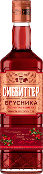 Настойка Сиббиттер Брусника полусладкая 