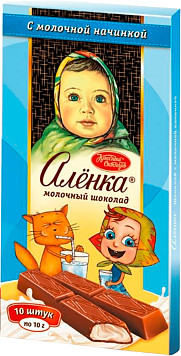 Шоколад Аленка с молочной начинкой