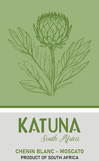 Вино Катуна Шенен Блан Мускат белое полусухое