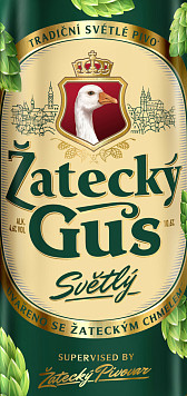 Пиво Жатецкий Гусь светлое пастеризованное ж/б