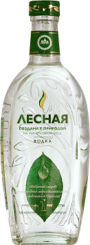 Водка Лесная Мороша на минеральной воде Карелии уровень мягкости №1