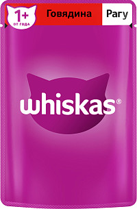 Корм Вискас Рагу с говядиной