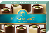 Конфеты Комильфо шоколадные с двухслойной начинкой