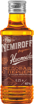 Настойка горькая Немирофф Украинская Медовая с перцем