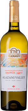 Вино Chateau Manavi Алазанская Долина белое полусладкое