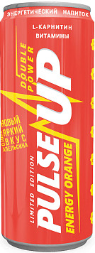 Энергетический напиток Пульсап Энергия Апельсин ж/б