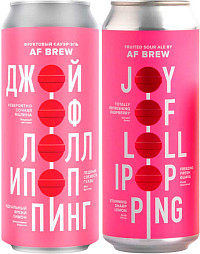 Напиток пивной АФ Брю Джой оф Лоллипоппинг нефильтрованный непастеризованный ж/б