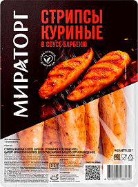 Стрипсы в соусе барбекю