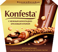 Конфеты Konfesta с шоколадно ореховой начинкой