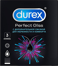Презервативы Durex №3 Perfect Gliss