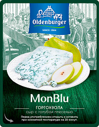 Сыр Monblu Горгонзола с голубой благородной плесенью 50% 