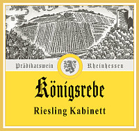 Вино Кенигсребе Рислинг Кабинетт белое полусладкое