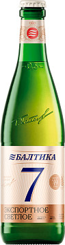 Пиво Балтика Экспортное № 7 светлое пастеризованное ст