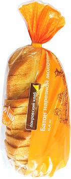 Батон Покровский хлеб молочный нарезной нарезка