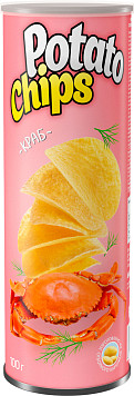 Чипсы Potato chips краб