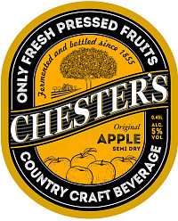 Напиток пивной Честер'с Яблоко фильтрованный пастеризованный ст