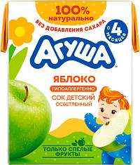 Сок Агуша яблоко