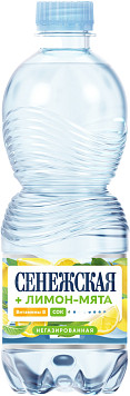 Напиток негазированный Сенежская лимон мята 