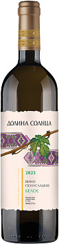 Вино Долина солнца Фиагдона белое полусладкое