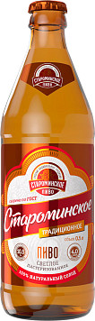 Пиво Староминское Традиционное светлое пастеризованное ст