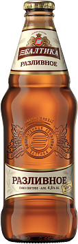 Пиво Балтика Разливное светлое пастеризованное