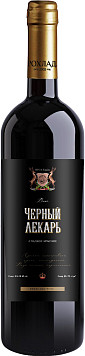 Вино Черный Лекарь красное сладкое