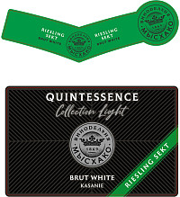 Вино игристое Квинтэссенция Касание Рислинг Зект белое брют