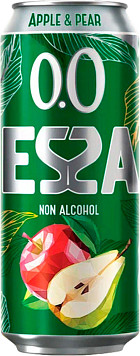 Напиток пивной Эсса яблоко груша безалкогольный ж/б