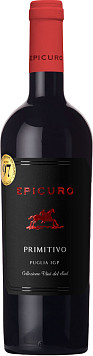 Вино Эпикуро Примитиво красное полусухое