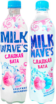 Напиток газированный Милк Вэйв 'с со вкусом Сладкая вата