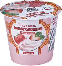 Творожок Вологодский Клубника 5%