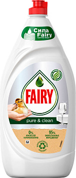 Средство для мытья посуды Fairy pure&clean