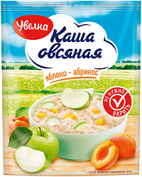 Каша овсяная Увелка яблоко абрикос