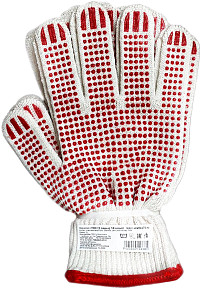 Перчатки трикотажные с ПВХ