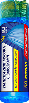 Пакеты для мусора с завязками