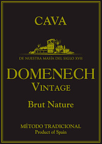 Вино игристое Кава Доменек Винтаж белое экстра брют