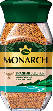 Кофе Монарх Бразилиан Селекшн  растворимый
