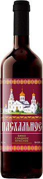 Вино Пасхальное красное сладкое